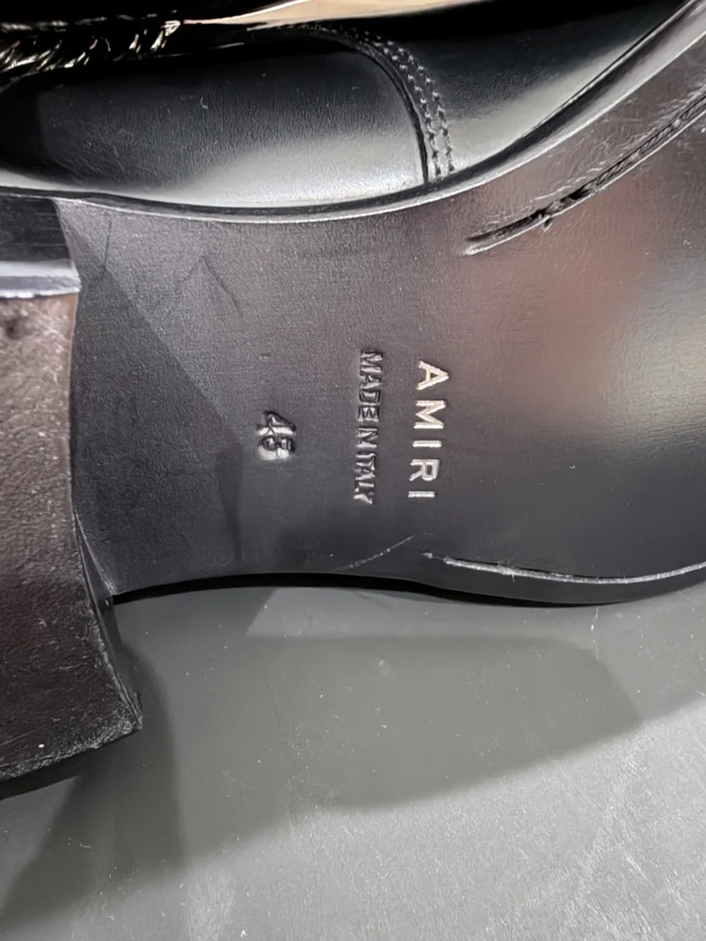 NEW AMIRI Jodhpur Double Strap Chain Calfskin Leather Ankle Boots
